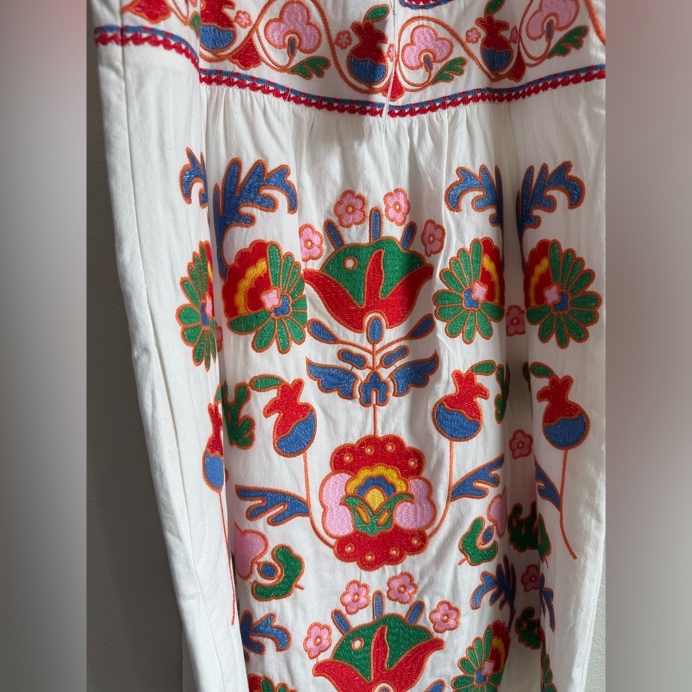 J. Marie Landon Midi Embroidered Dress - Picture 3 of 9